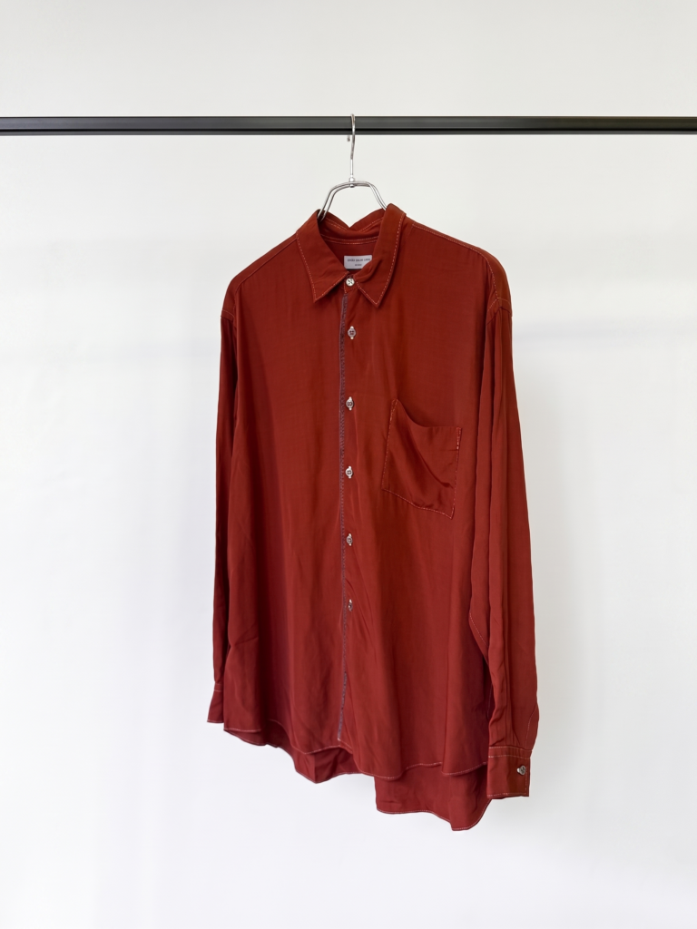 COMME des GARCONS HOMME AD1995 ” Keichi Tanaka ” Vintage Embroidered Oversized Rayon Shirt