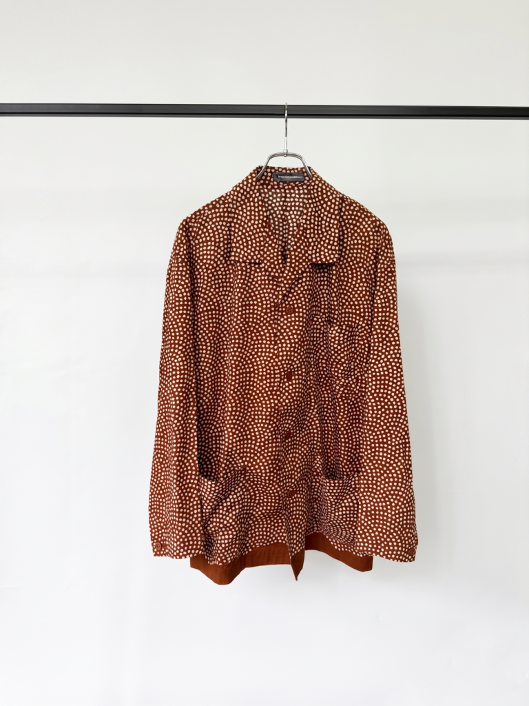ISSEY MIYAKE MEN 1980’S VINTAGE “Brush Tag” Cotton Shirt Jacket