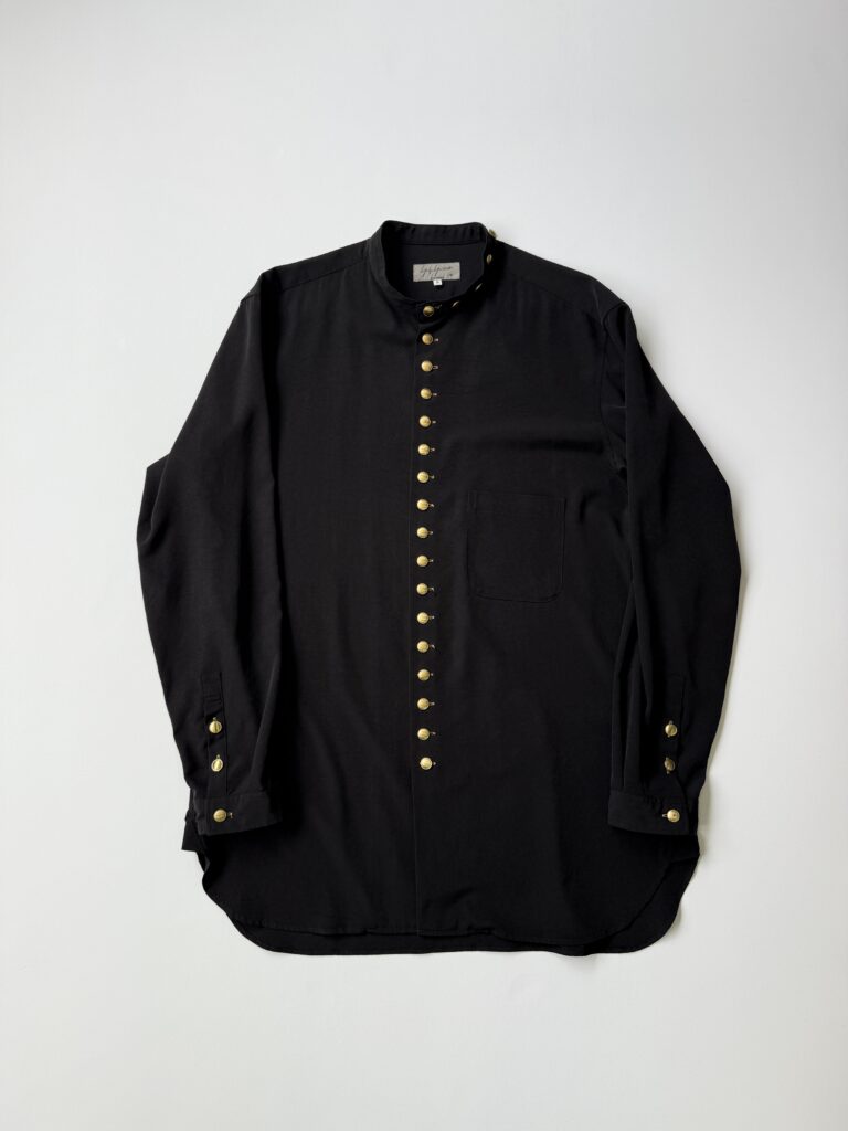 YOHJI YAMAMOTO POUR HOMME 2019AW GOLD BUTTONS SHIRT